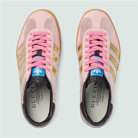 pink adidas gazelle gucci|gazelle sneaker Adidas Gucci wedge.